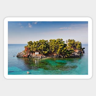 The islet of Panagia in Parga, Greece Magnet